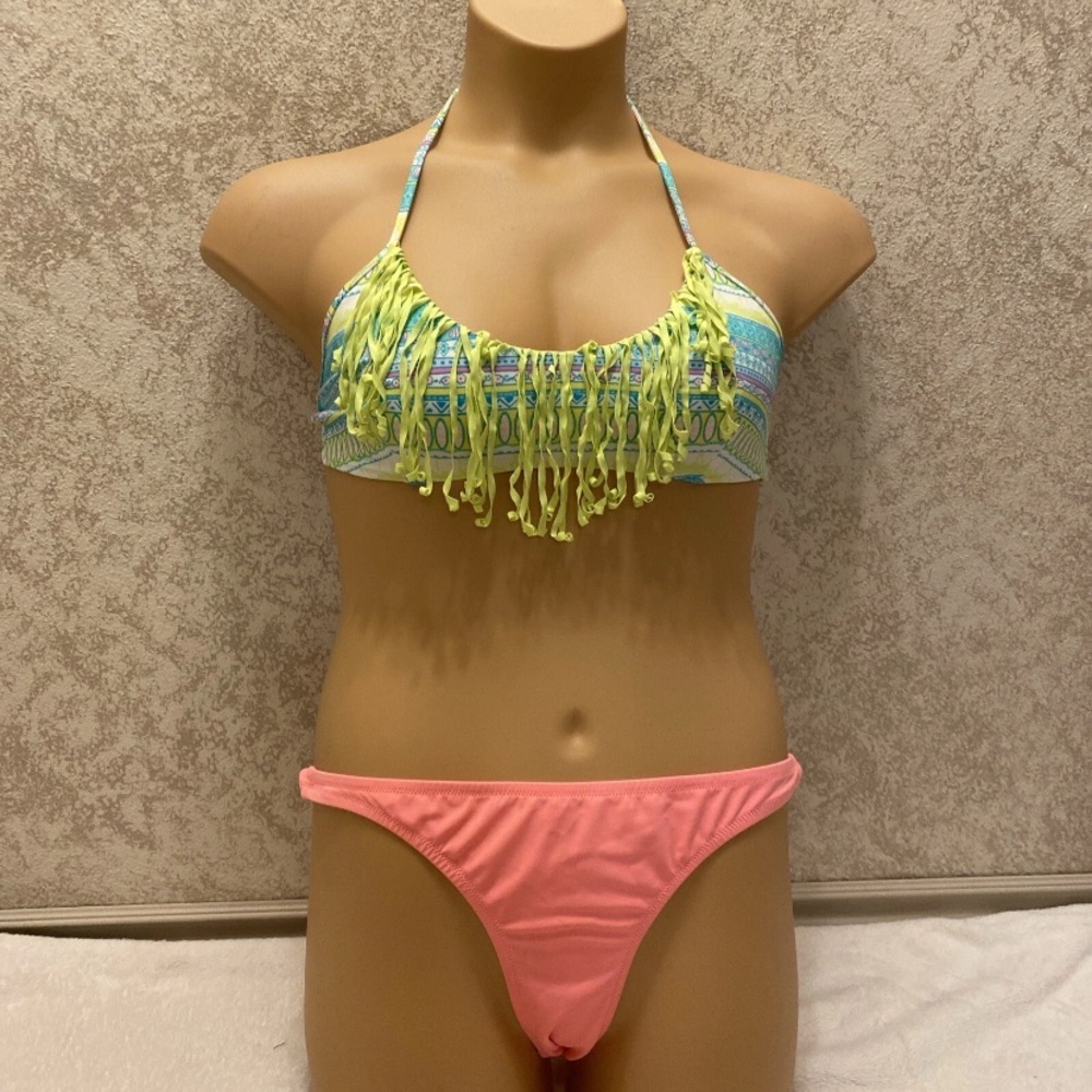 Victoria's Secret Multicolor Fringe Bikini